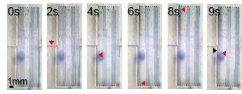 Droplet formation by air and water introduction